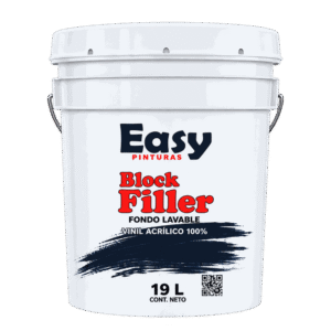 Block Filler Easy para interior y exterior en cubeta de 19 litros.