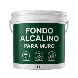 Fondo Alcalino para muro, envase de 1 litro.